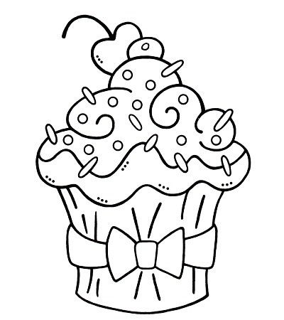 Top 25 Free Printable Cupcake Coloring Pages Online Exercises 400x450 Top 25 Free Printable Cupcake Coloring Pages Online Exercises