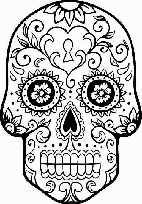 Day Of The Dead Coloring Page Free Printable Day Of The Dead 478x685 Day Of The Dead Coloring Page Free Printable Day Of The Dead