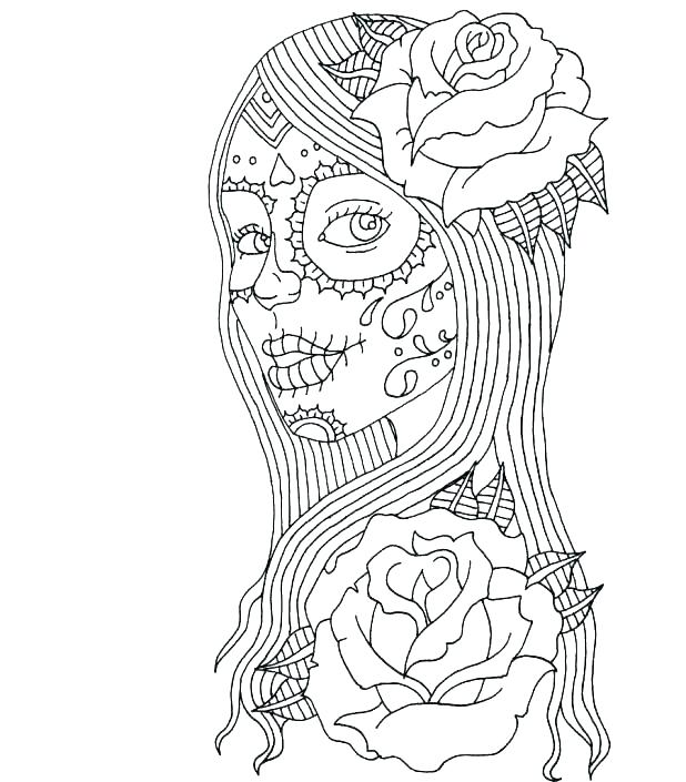 Grateful Dead Coloring Pages Day Of The Dead Coloring Free 618x705 Grateful Dead Coloring Pages Day Of The Dead Coloring Free