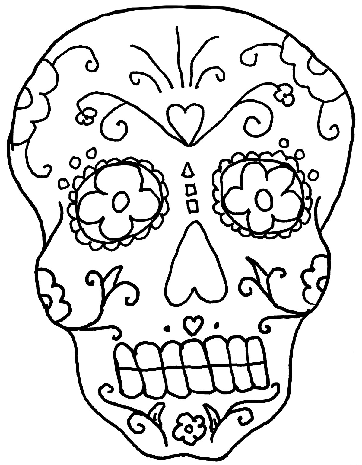 Day Of The Dead Face Coloring Pages Copy New Free Printable Day 1200x1540 Day Of The Dead Face Coloring Pages Copy New Free Printable Day