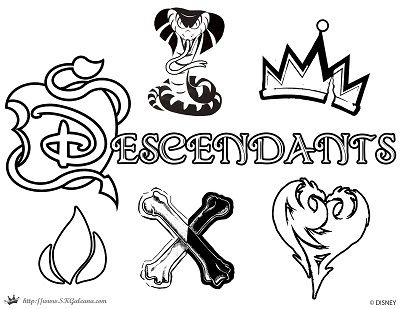 Free Disney Descendants Coloring Pages Flores Fieltro, Fiestas Y 400x309 Free Disney Descendants Coloring Pages Flores Fieltro, Fiestas Y