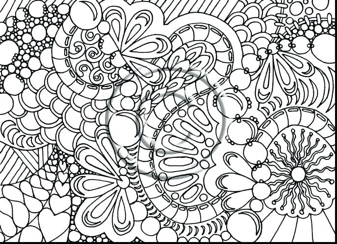 687x499 Coloring Pages For Adults Difficult