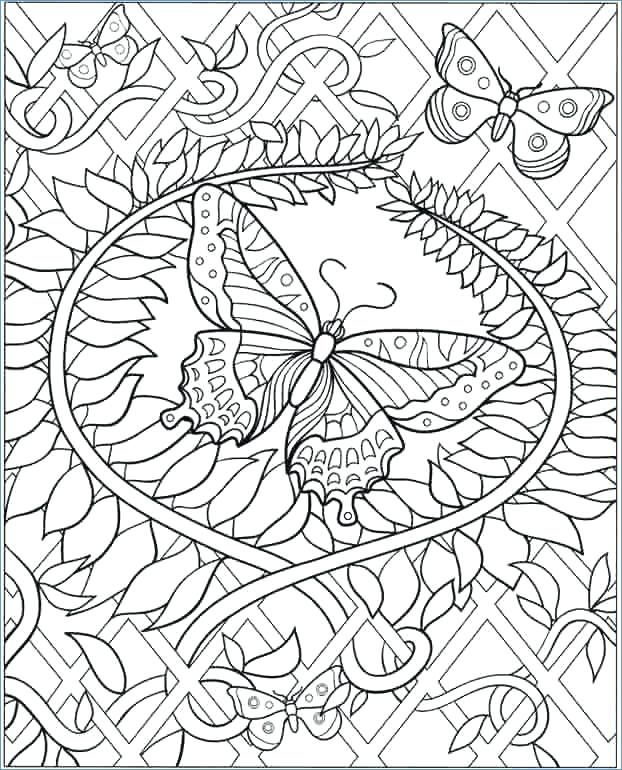 Coloring Pages Butterfly Printable Difficult Coloring Pages 622x770 Coloring Pages Butterfly Printable Difficult Coloring Pages