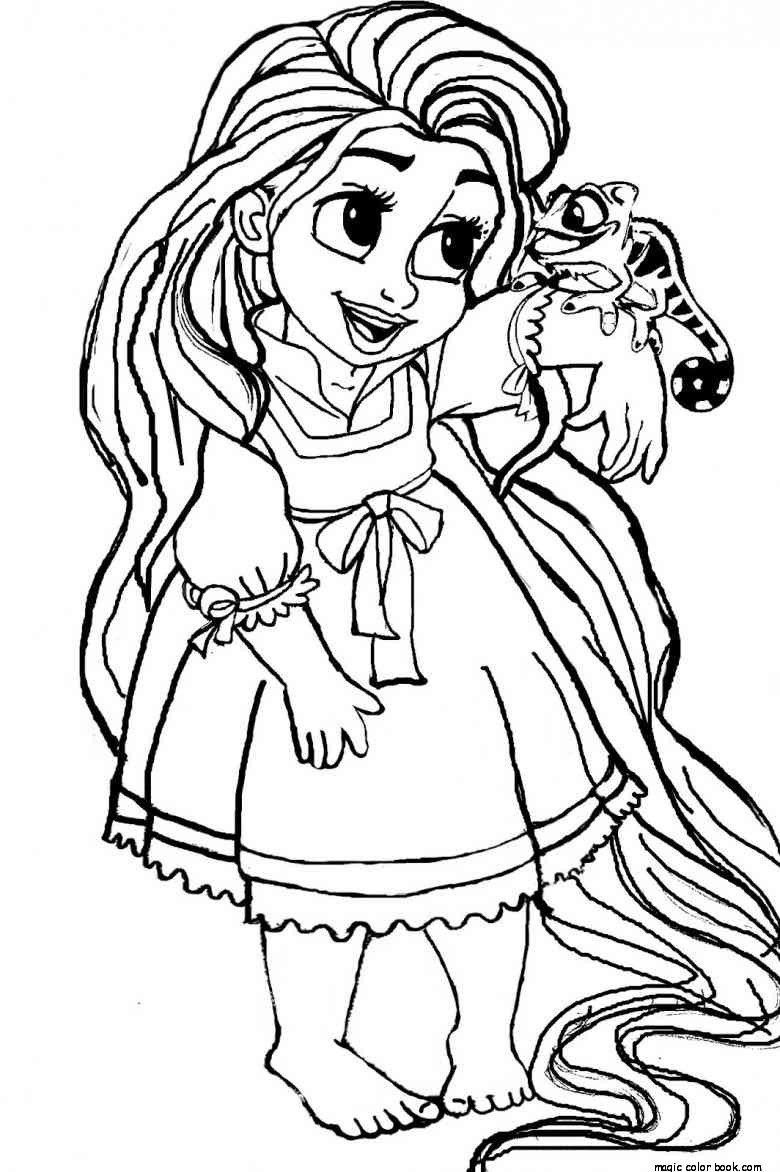 Girls Princess Coloring Page Print Disney 780x1172 Girls Princess Coloring Page Print Disney