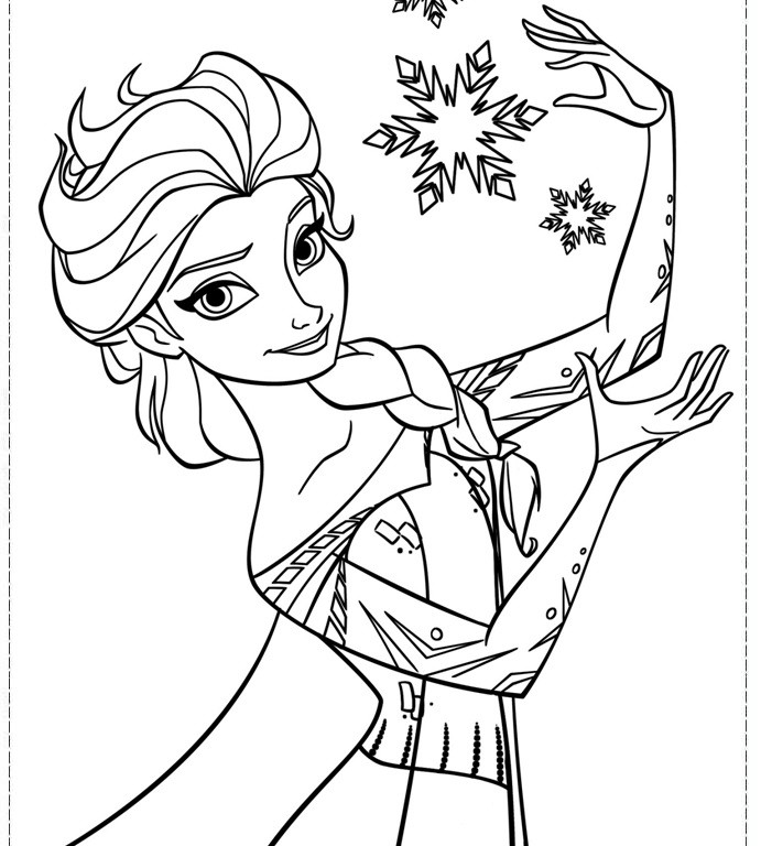 691x768 Free Printable Disney Frozen Coloring Pages Color Bros