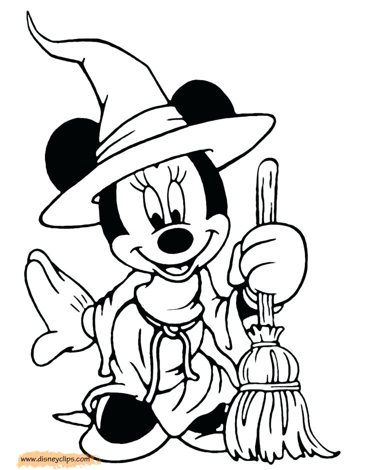 736x939 Beautiful Disney Halloween Coloring Pages Or Printable Pictures