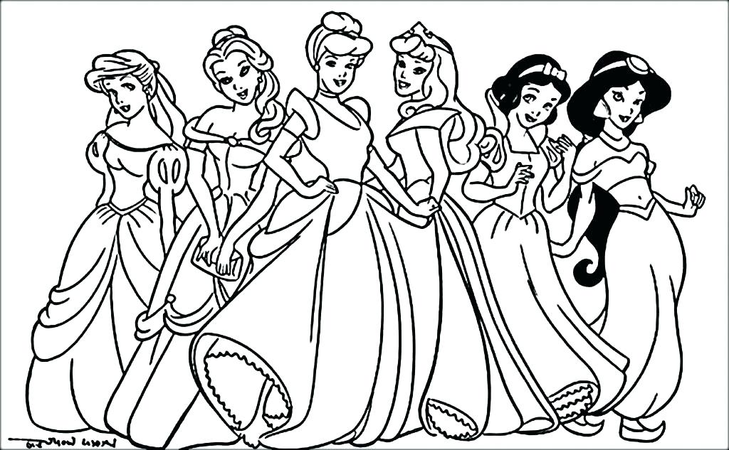 Free Printable Disney Princess Coloring Pages at GetColorings.com ...