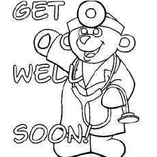 230x230 Top 25 Free Printable Get Well Soon Coloring Pages Online Free
