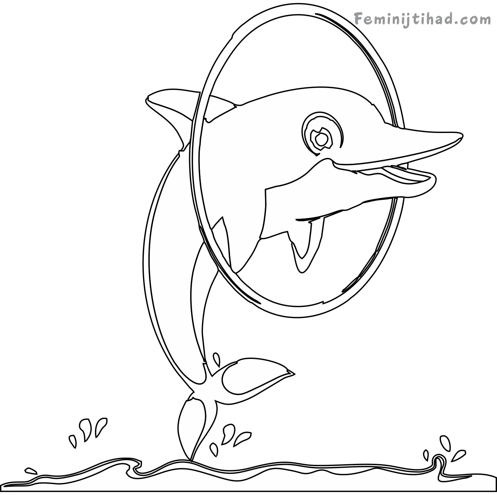 1579x1575 Dolphin Coloring Pages Printable Coloring Pages For Kids