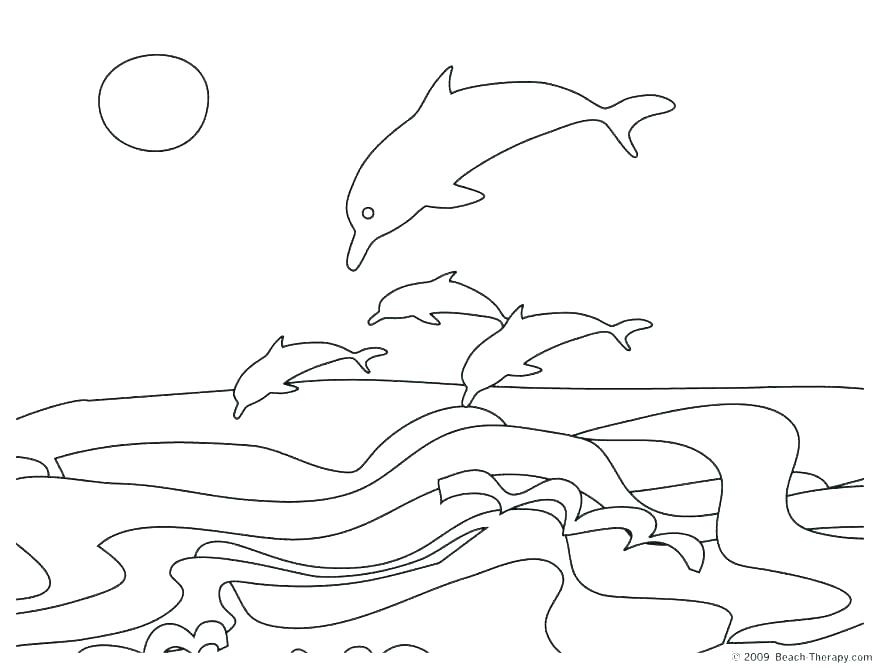 878x668 Printable Dolphin Coloring Pages Dolphin Coloring Pages Coloring