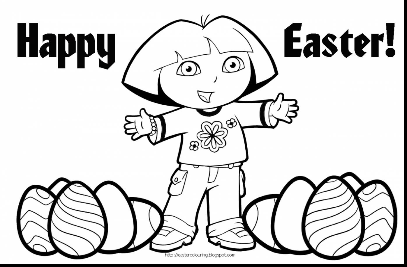 1397x918 Precious Easter Coloring Pages Religious Wonderful Printable Dora