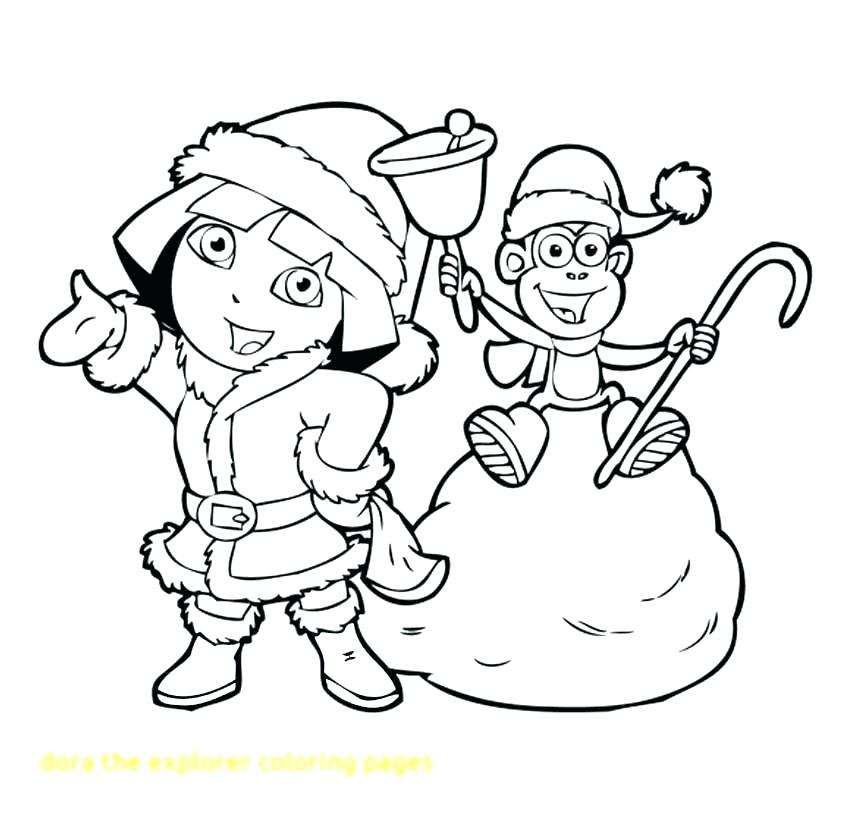 850x819 Printable Dora Coloring Pages Printable Coloring Pages