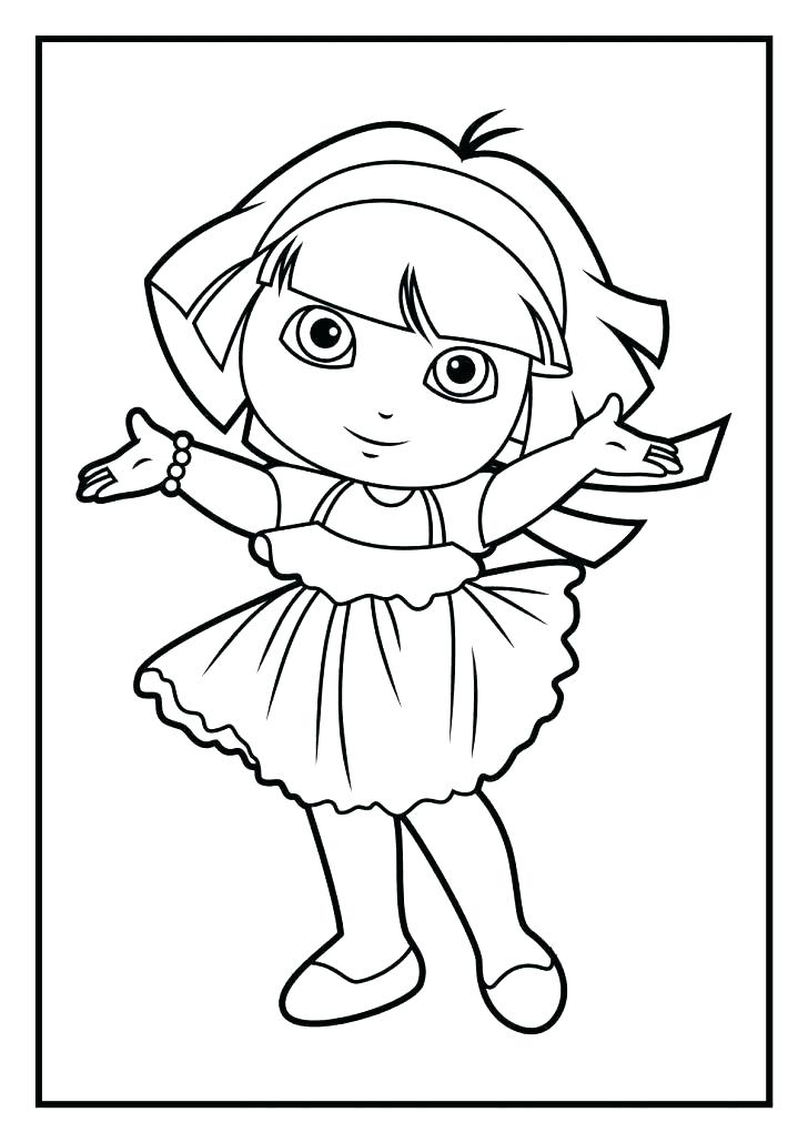 728x1030 Coloring Dora Games Free Coloring Pages Coloring Book Packed