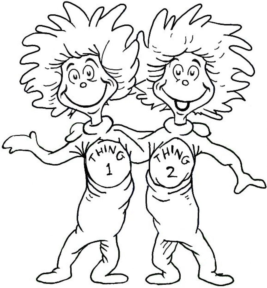Free Printable Dr Seuss Coloring Pages