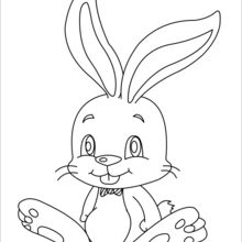 Easter Bunny Coloring Pages 220x220 Easter Bunny Coloring Pages