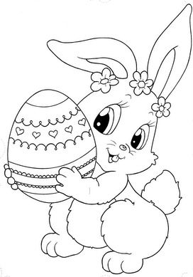 Top 15 Free Printable Easter Bunny Coloring Pages Online Easter 272x389 Top 15 Free Printable Easter Bunny Coloring Pages Online Easter