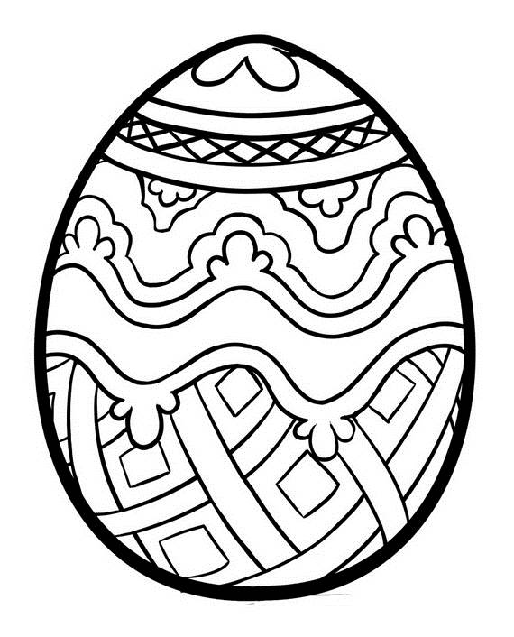 Unique Spring Easter Holiday Adult Coloring Pages Designs In 570x706 Unique Spring Easter Holiday Adult Coloring Pages Designs In