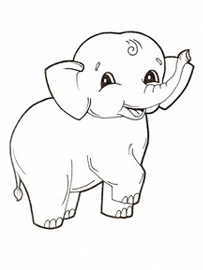 768x1024 Best Of Free Printable Elephant Coloring Pages For Kids