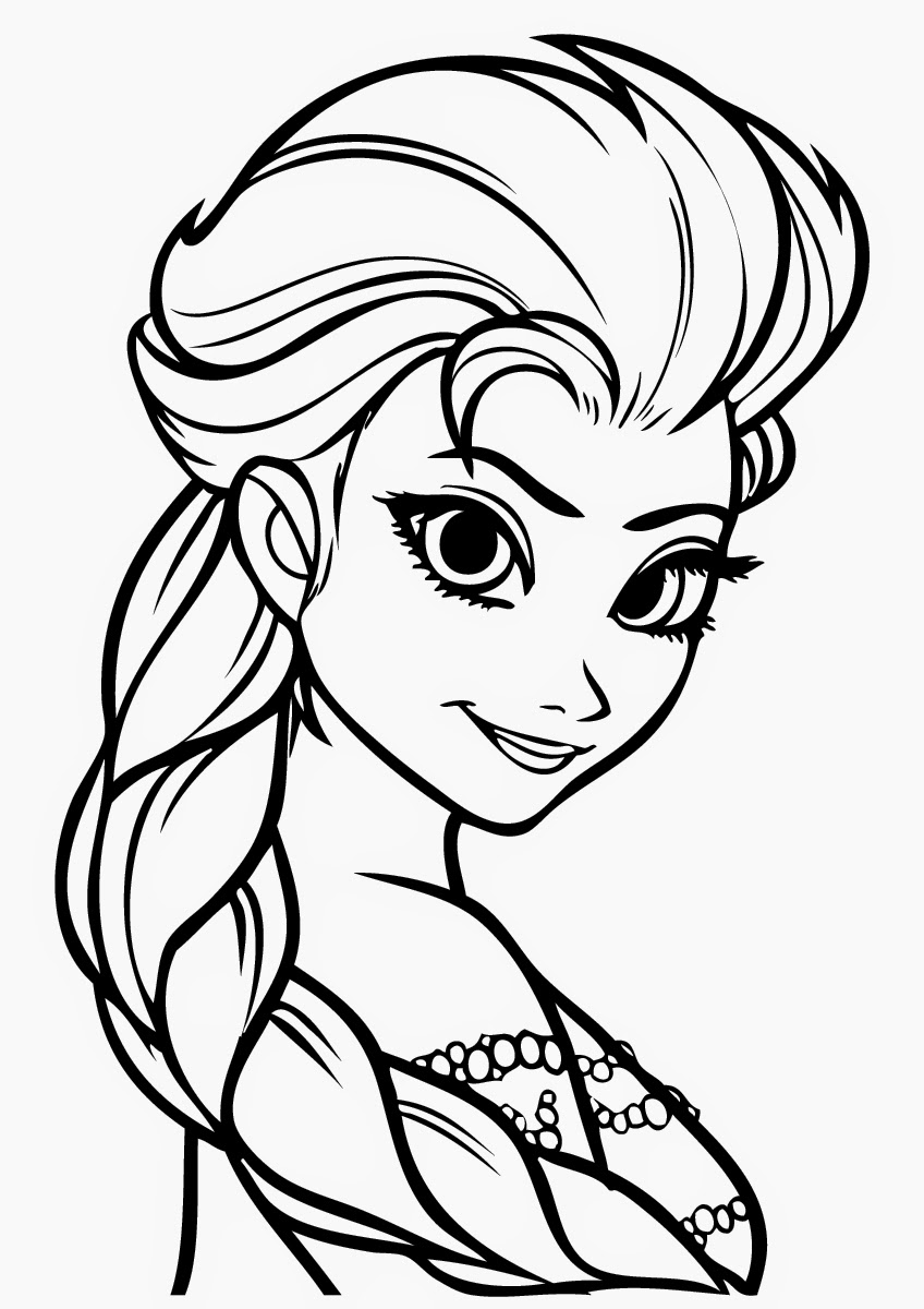 848x1200 Free Printable Elsa Coloring Pages For Kids
