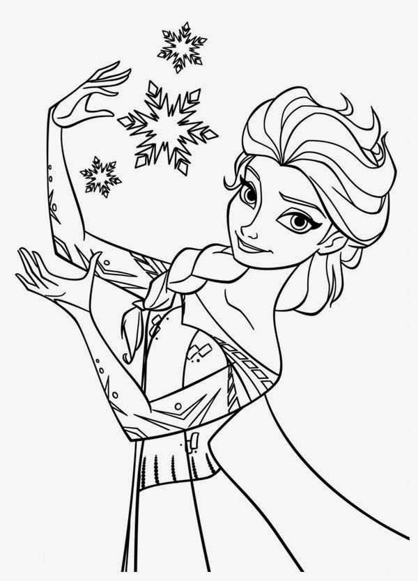 600x834 Frozen Elsa Coloring Pages You Might Also Like To Download