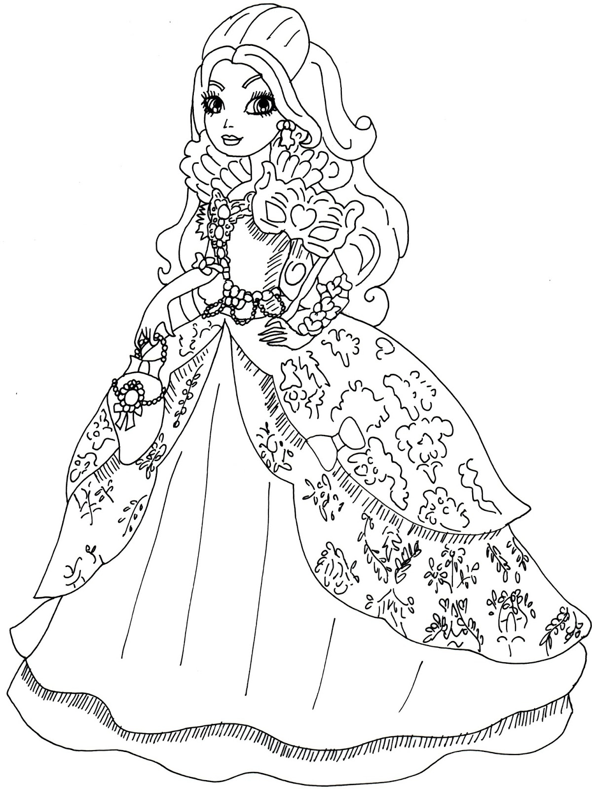 Free Printable Ever After High Coloring Pages