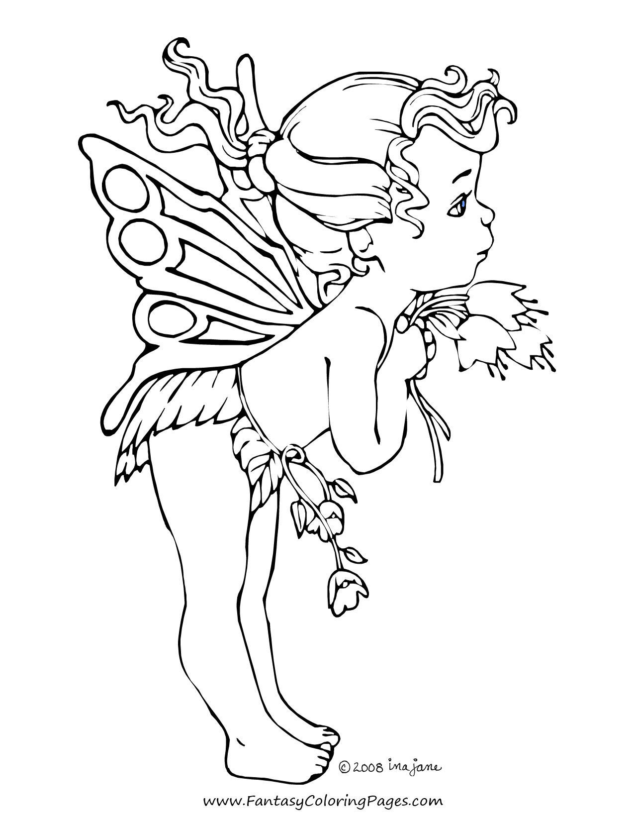 Free Printable Fairy Coloring Pages For Kids Fairy, Adult 1275x1650 Free Printable Fairy Coloring Pages For Kids Fairy, Adult