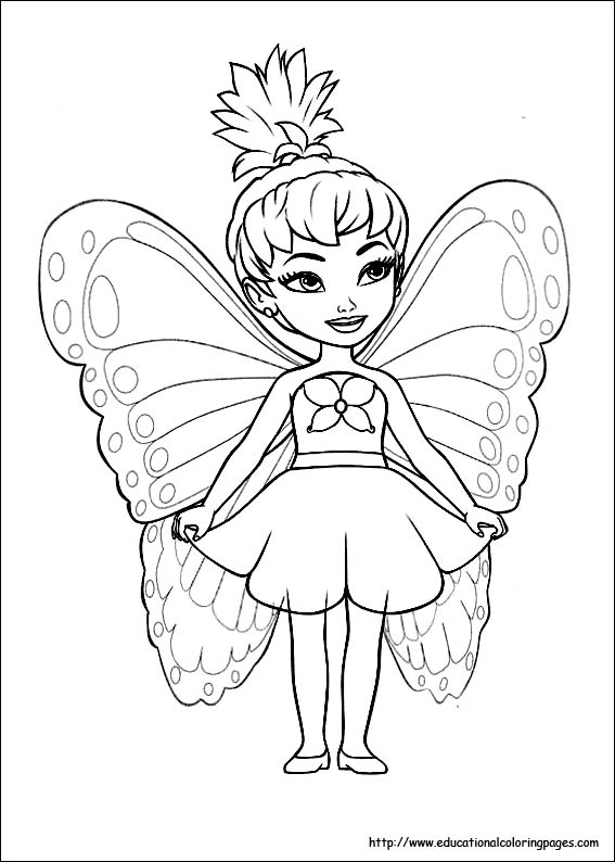 Fairies Coloring Pages Free For Kids 567x794 Fairies Coloring Pages Free For Kids