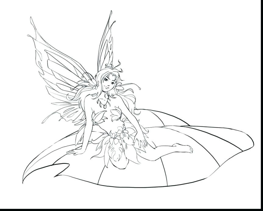 863x693 Fairy Art Fantasy Coloring Pages Free Page Book Fairies