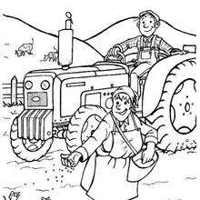 Farm Animal Coloring Pages 220x220 Farm Animal Coloring Pages
