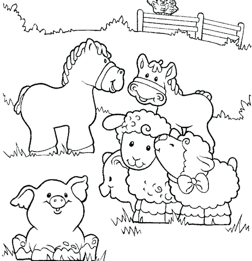 Printable Farm Coloring Pages Outstanding Barnyard Animals 867x900 Printable Farm Coloring Pages Outstanding Barnyard Animals