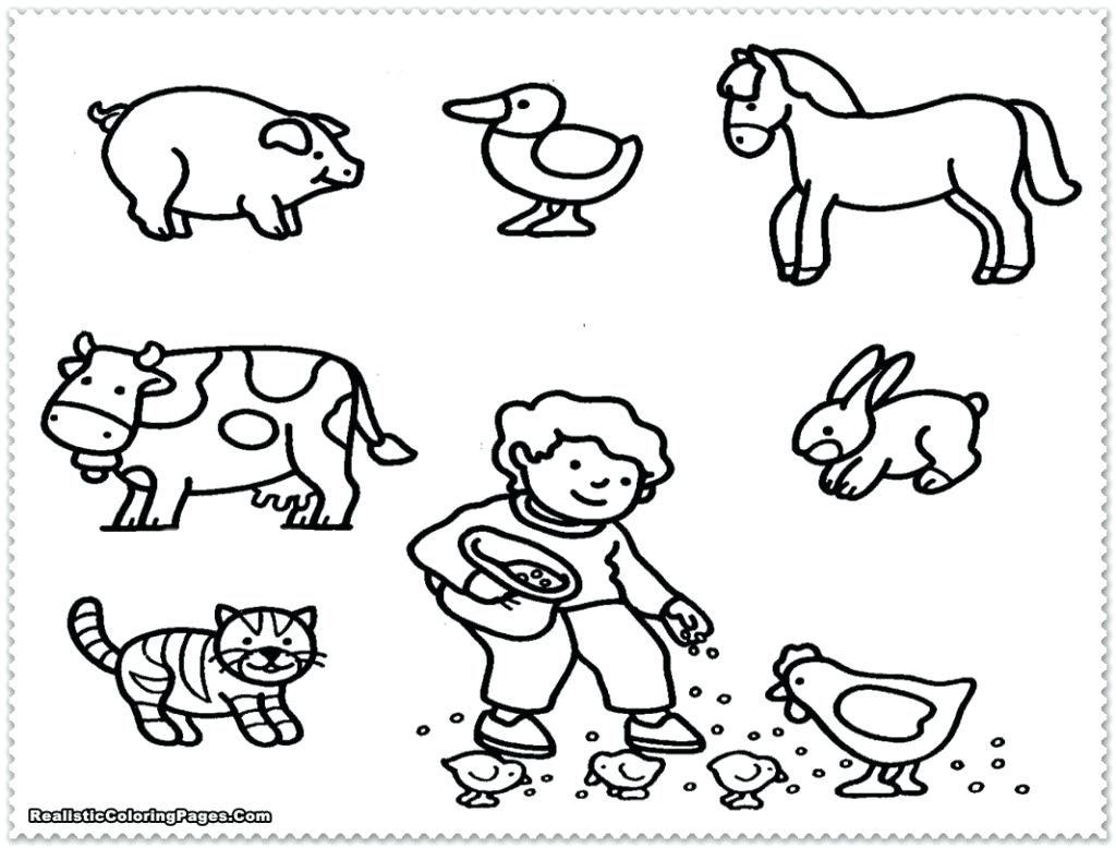 Coloring Page ~ Animal Coloring Pages Printable Baby Farm Animals 1024x778 Coloring Page ~ Animal Coloring Pages Printable Baby Farm Animals