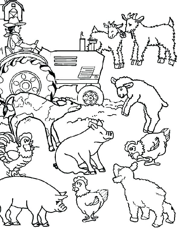 Farm Coloring Pages Free Shippa.co 600x776 Farm Coloring Pages Free Shippa.co