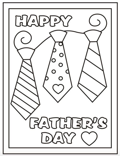 Free Printable Father's Day Coloring Sheets 500x649 Free Printable Father's Day Coloring Sheets