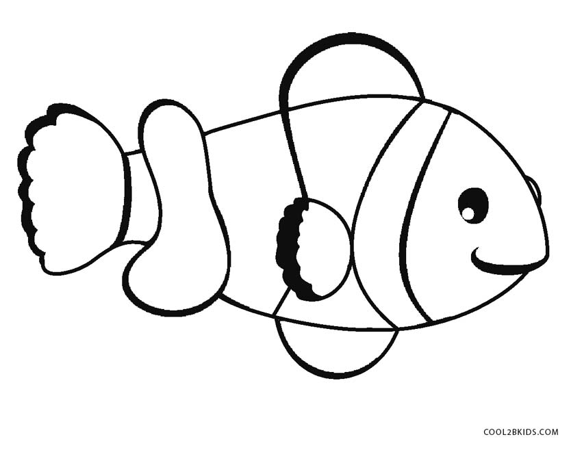 Fish Coloring Pages 850x658 Fish Coloring Pages