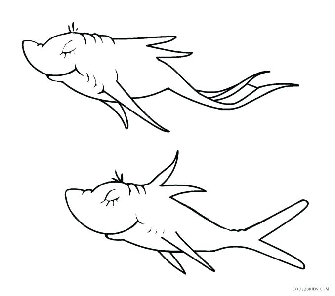 One Fish Two Fish Red Fish Blue Fish Coloring Pages Free Printable 678x600 One Fish Two Fish Red Fish Blue Fish Coloring Pages Free Printable