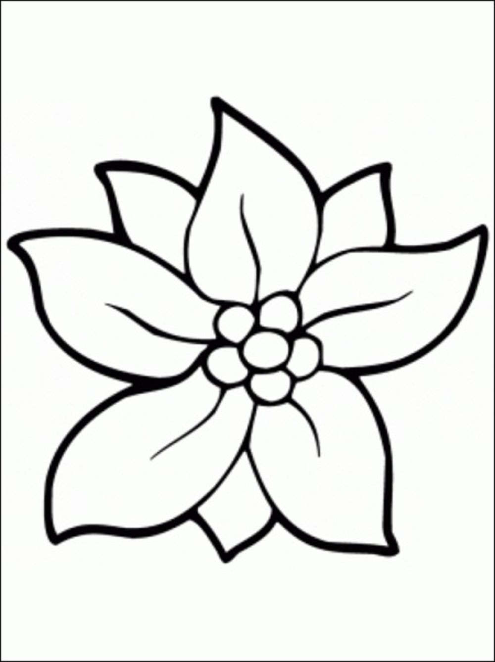 1000x1338 Innovative Free Printable Pictures Of Flowers To Color Flower