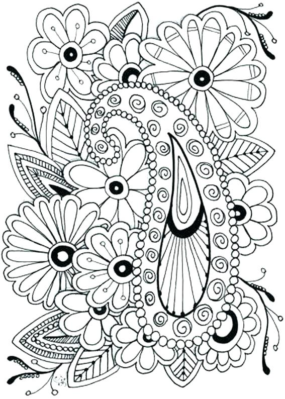 567x794 Pretty Flower Coloring Pages Maycrutex