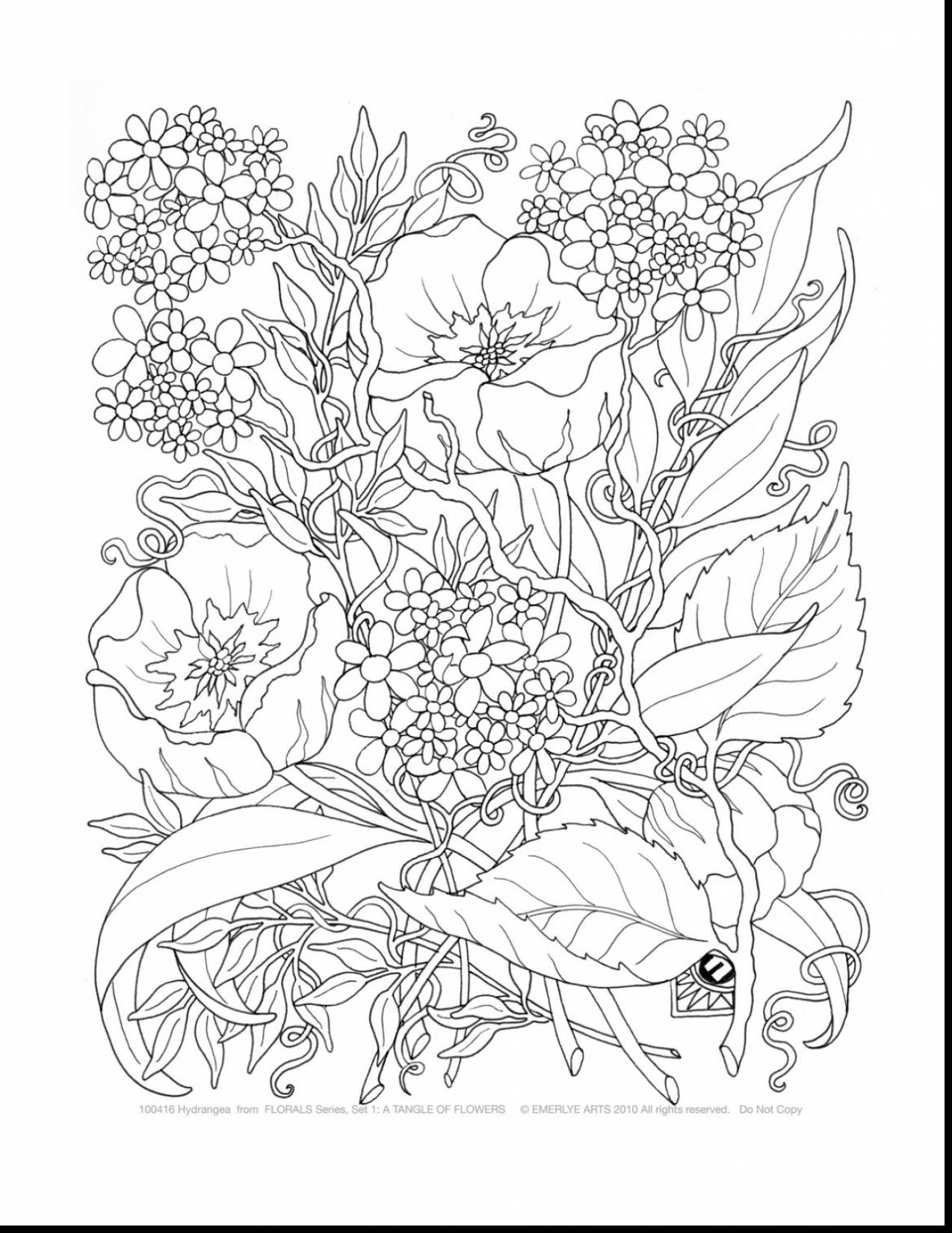 1274x1650 Awesome Impressive Abstract Flower Coloring Pages For Adults