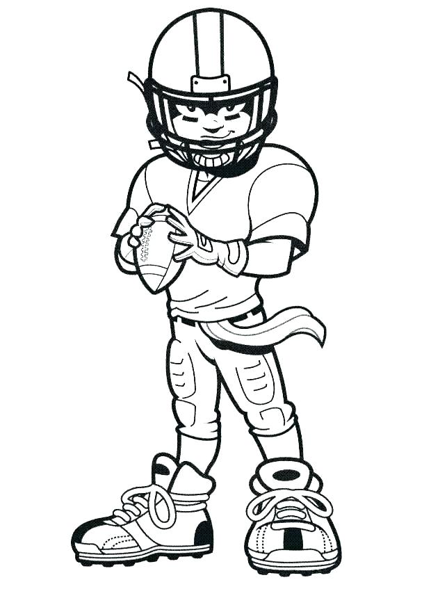620x870 Football Coloring Pages Printable Pictures Football Player