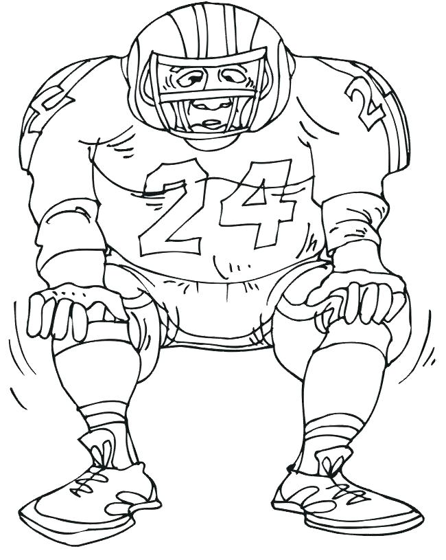 650x815 Football Player Colouring Pages Printable Football Player Coloring