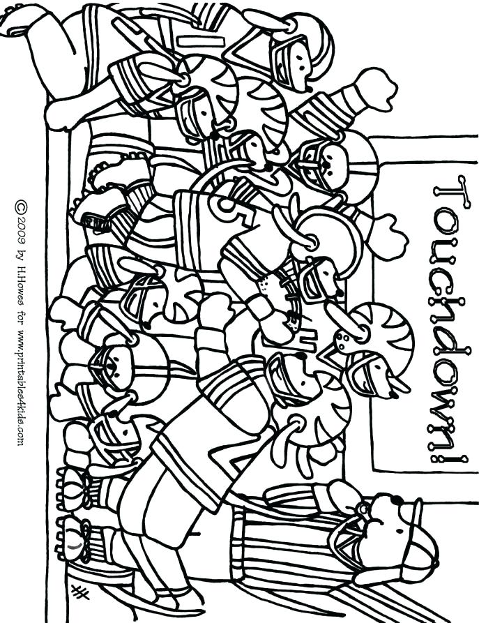 687x893 College Football Coloring Pages Brilliant Football Coloring Page