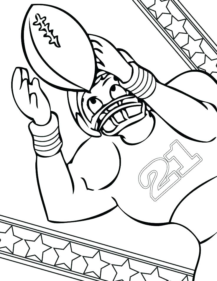 736x952 Coloring Page Football Football Coloring Pages Best Printable