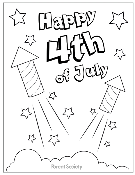 464x600 Free Printable 4th Of July Coloring Pages