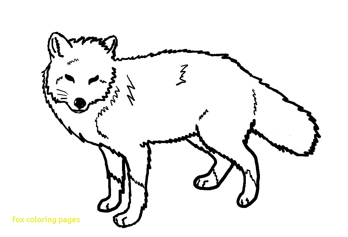 Fox Coloring Pages With Free Printable For Kids Of Baby 1138x775 Fox Coloring Pages With Free Printable For Kids Of Baby