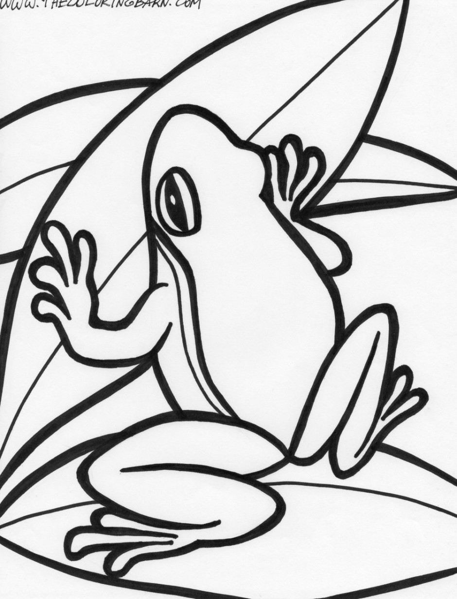 940x1233 Tree Frog Coloring Page Clipart Panda Free Clipart Images Tree