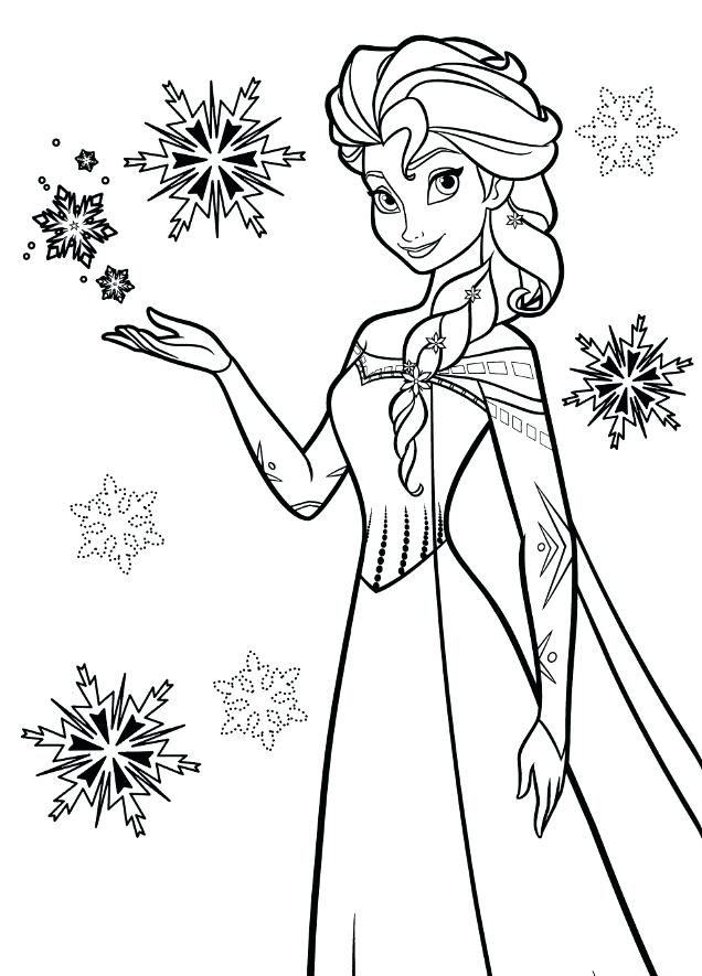 636x885 Free Printable Frozen Coloring Pages Anna And Elsa Elsa Coloring