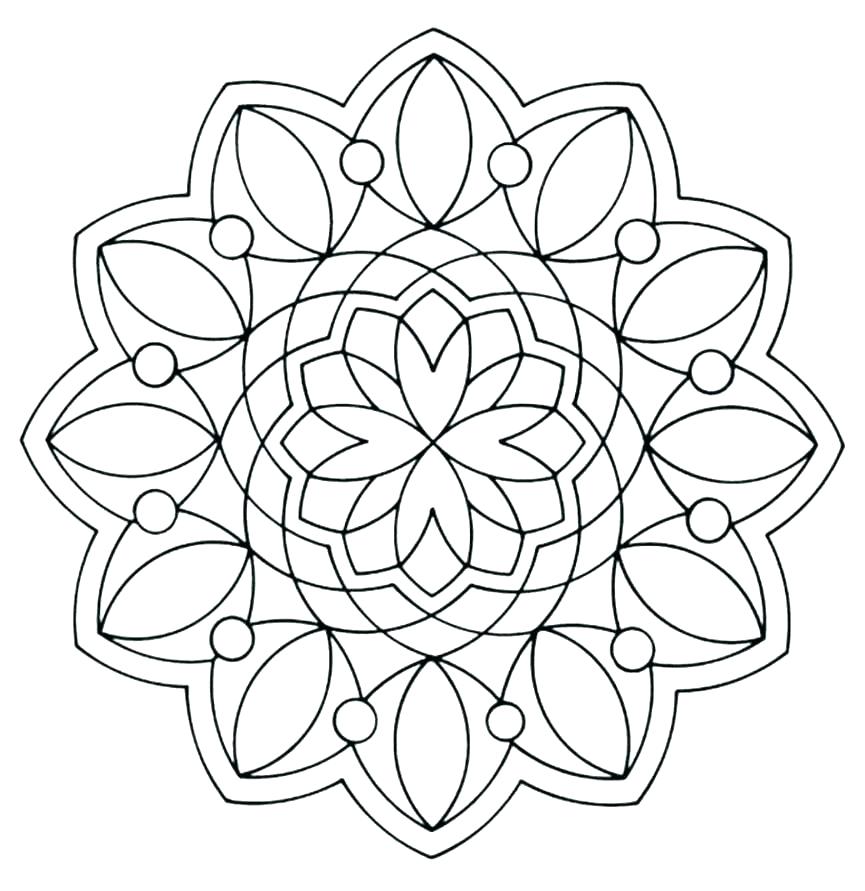 865x891 Geometric Coloring Sheets Printable Geometric Coloring Pages