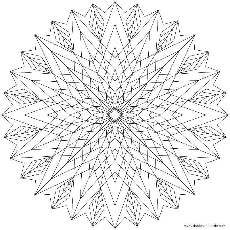 800x800 Printable Geometric Coloring Pages Inspirational Printable