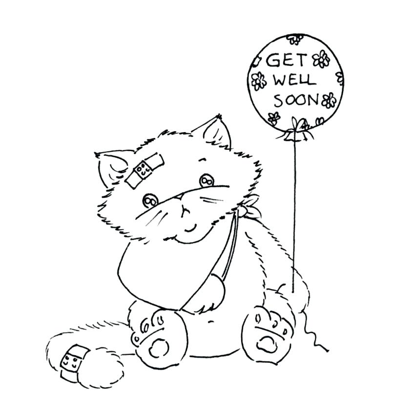 Get Well Soon Coloring Pages Get Well Cards To Color Soon Get Well 805x859 Get Well Soon Coloring Pages Get Well Cards To Color Soon Get Well
