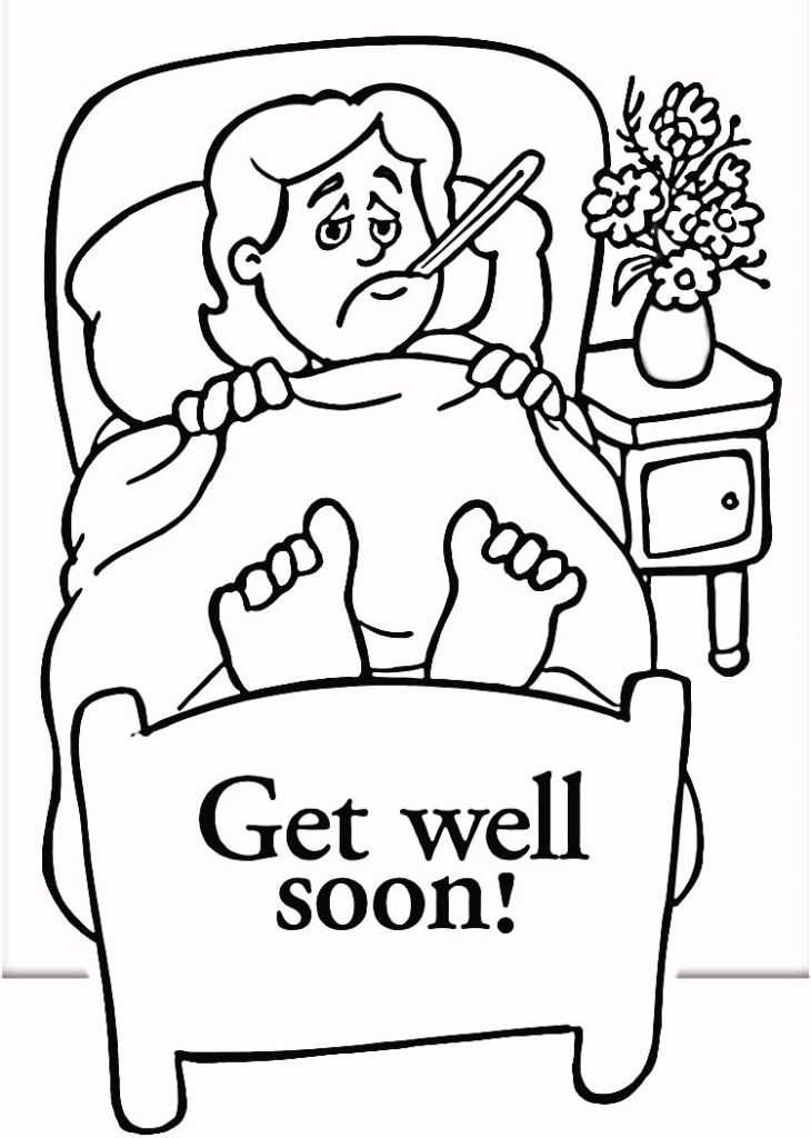 Free Printable Get Well Soon Coloring Pages at GetColorings.com | Free ...